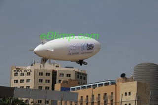 skyship Zeppelin in israel 6 meter 20 ft remote control rc blimp